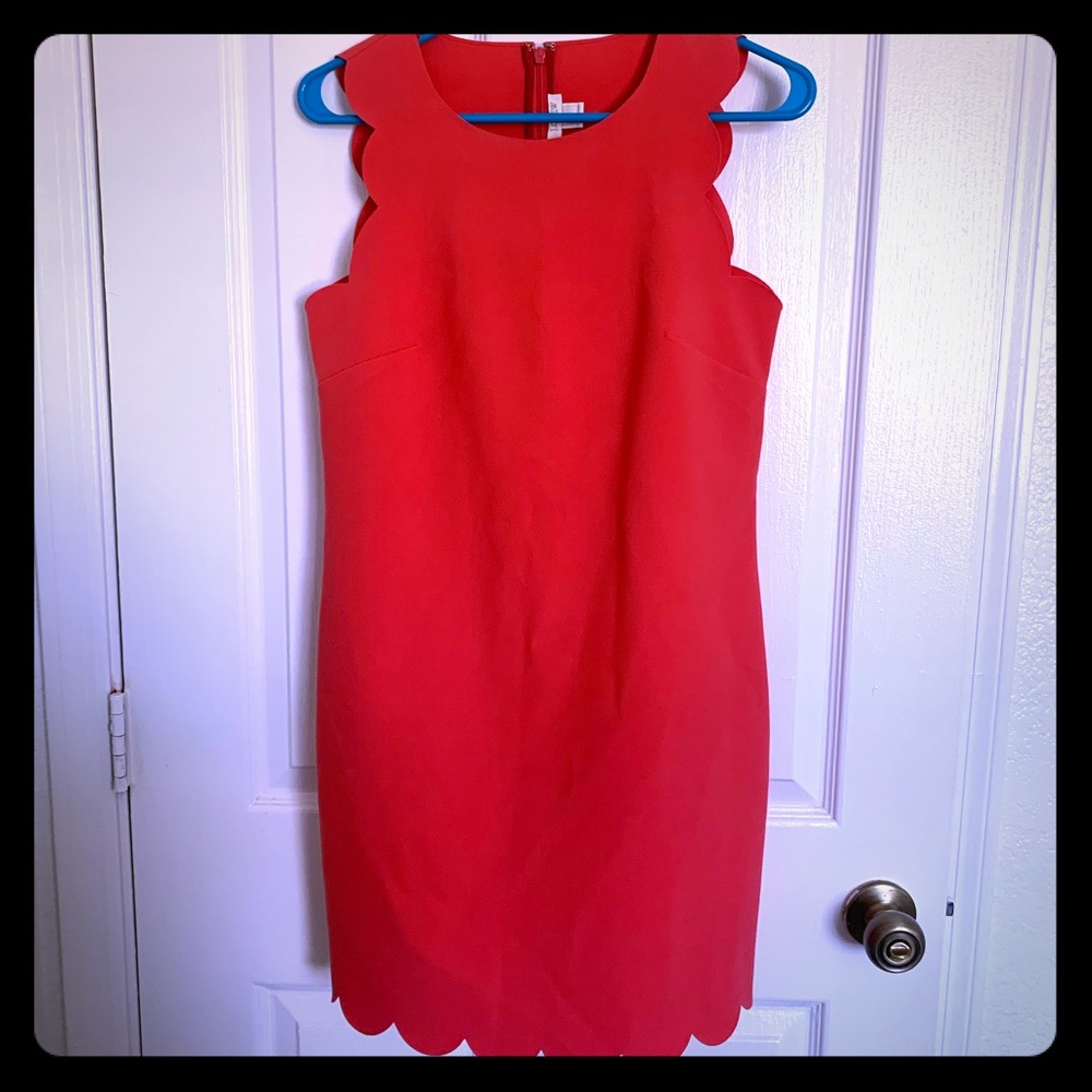 J. Crew Scalloped Sheath Dress size 2